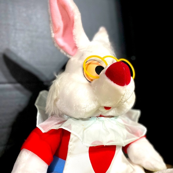 WALT DISNEY EXCLUSIVE NWT ALICE IN WONDERLAND VINTAGE WHITE RABBIT PLUSH 15” - Picture 2 of 16